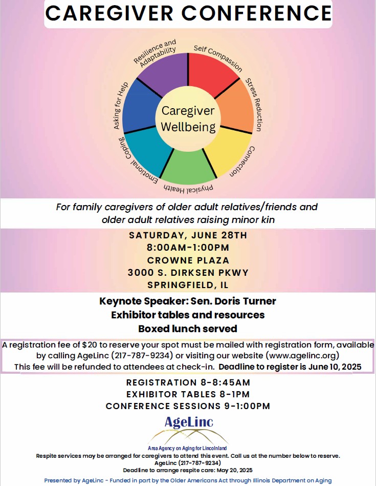 2025 Caregiver Conference Flyer Image (see Calendar June 28, 2025 for flyer text)