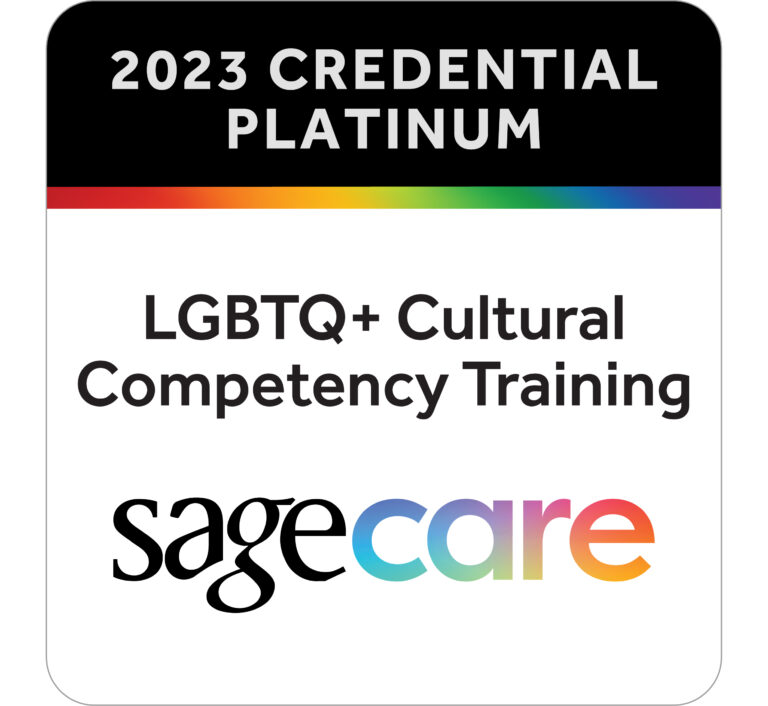 2023 Credential Platinum LGBTQ+ Cultural Competency Training SageCare